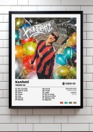 Young Igi „konfetti” |Prezent album rap ozdoba na ścianę plakat A3