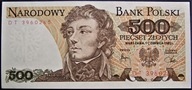 Polska bankn.500zł.T.Kościuszko1982 ser.DT UNC