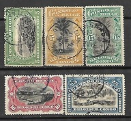 Congo belg. U447 flora palmy marynistyka 1915r.