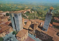 WŁOCHY - SAN GIMIGNANO - Z LOTU PTAKA - TOSKANIA - UNESCO
