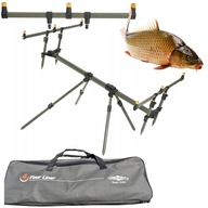 Stanowisko karpiowe MIKADO AMP03-123-3 regulowane na 3 wędki z pokrowcem