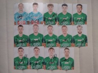 Zdjęcia 10x15 autografy Warta Poznań sezon 2024/25