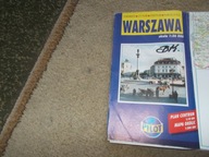 Warszawa stary plan miasta autobusy tramwaje