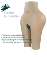 Silikonowe Pośladki Damskie Podnoszące Pośladki do Cosplay i na Imprezy