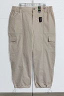 Spodnie Bojówki Bawełniane Beżowe Dunnes |R. L