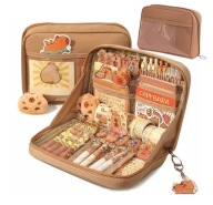 PIÓRNIK SZKOLNY TRZYKOMOROWY KAPIBARA Z WYPOSAŻENIEM AKCESORIAMI