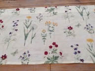 SKANDYNAWSKA BAWEŁNIANA ZASŁONA ZAZDROSTKA GARDEN ZIELNIK 70 x 146 nr.1