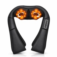 Masażer Shiatsu 3D Karku Pleców Ramion 8 Głowic Podgrzewanie