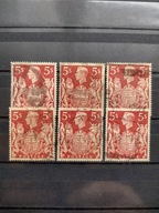 1939 ANGLI - 6 x Mi.213 kas.