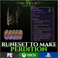 Diablo 4 IV Runy Do Złozenia|HEIR OF PERDITION | Mythic Mistyczny SPARK