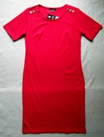 SUKIENKA DAMSKA DZIANINA WISKOZOWA RED XS ESMARA