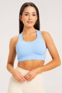 Biustonosz bezszwowy push up baby blue Gym Glamour 38 M