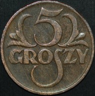 5 groszy 1935 - ładny egzemplarz