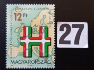 Znaczki , mapa Europy ,Węgry MNH