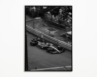 PLAKAT FERRARI F1 FORMULA 1 GRAND PRIX BOLID WYŚCIGOWY MOTOSPORT PLAKAT A3