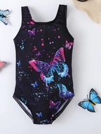 SUPER strój kąpielowy roz. 134/140 MOTYL black