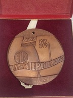 MEDAL PLAKIETA PAMIĄTKOWA 60 LAT WIEPOFAMY 1919 1979 FOS POZNAŃ UNIKAT