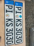 Tablica rejstracyjna samochodowa kolekcjonerska