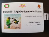 Ptaki , Burundi MNH cięty