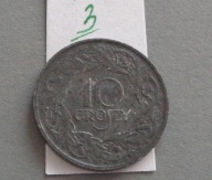 10 groszy z 1939 roku cynk , GENERALNA GUBERNIA