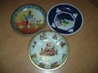 STALOWE MISKI DEKORACYJNE VINTAGE, LATA 60-TE