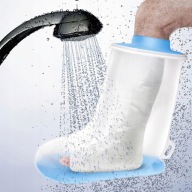 WODOODPORNY OCHRANIACZ NA GIPS NOGĘ OPATRUNEK OSŁONA DO KĄPIELI DŁUGI