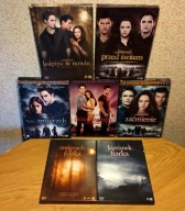 Saga Zmierzch 7 części LEKTOR PL DVD Zaćmienie Księżyc Przed Świtem Forks