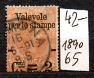 Włochy 31 , nr 65 , wydanie 1890