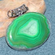 Wisiorek Agat Druzy Geoda