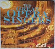 The Great Opera Singers Callas Caballe Sutherland Pavarotti EX 3x CD Irl