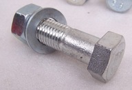 Dwie ŚRUBY Z ŁBEM SZEŚCIOKĄTNYM M24x90 KL.5,8 8,8 OCYNK