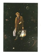 Pocztówka - T. Hocks, Człowiek z zakupami i Wszechświat