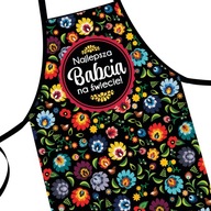 FARTUCH KUCHENNY FARTUCH NA DZIEŃ BABCI FARTUCH DLA BABCI PREZENT DLA BABCI