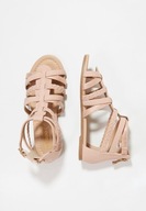 FRIBOO buciki sandałki sandały gladiatorki różowe 35/36