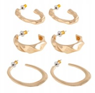 ZESTAW 3 PAR KOLCZYKÓW DOMINIQUE AVON