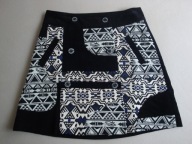 DESIGUAL spódniczka trapezowa aztecki wzór art 36