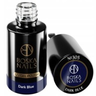 Boska Nails Lakier Hybrydowy do paznokci Granatowy No 305 Dark Blue SEOL