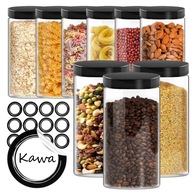 POJEMNIKI NA ŻYWNOŚĆ PLASTIKOWE ZESTAW POJEMNIKÓW PET POJEMNIK KOMPLET 9szt