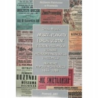 Afisze Plakaty i druki ulotne z terenu Przemyśla