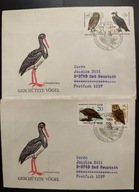 !!! 2 KOPERTY LIST ZWYKŁY NIEMCY PTAKI - PIĘKNE - STAN IDEALNY !!!