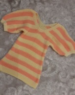 Sweterek ręcznie robiony druty 36-38 S/M