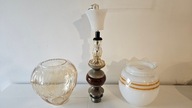 Lampa wisząca vinted z czasów PRL dwa klosze