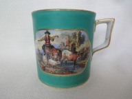 PRATTWARE kubek F&R Pratt Anglia XIX w