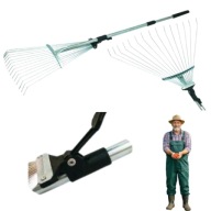 GRABIE DO TRAWY LIŚCI REGULOWANE RĄCZKA TELESKOPOWA OGRODOWE MOCNE TRWAŁE