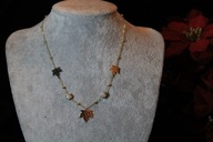 ŁAŃCUSZEK NASZYJNIK ZE STALI CHIRURGICZNEJ 316L POZŁACANY ZAWIESZKA