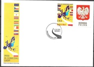 PL FDC 2004 Fi 3955 Droga do zjednoczonej Europy . Jak na skanie. Stan BDB.