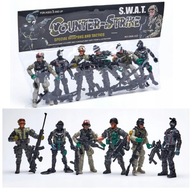 FIGURKI RUCHOME AKCJI ŻOŁNIERZE ARMIA SWAT 6 szt. PREZENT DLA DZIECI