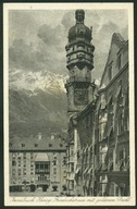 Innsbruck Herzog-Friedrichstrasse mit goldenem1920