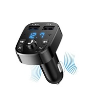 Transmiter MP3 Bluetooth 5.0 FM Podwójna Ładowarka USB Tester Akumulatora