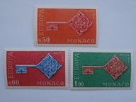 Monaco - Europa CEPT 1968 - Mi. 879-81 **